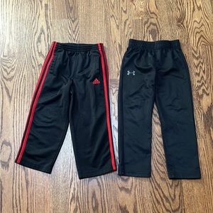 Size 4 under armour and adidas pants